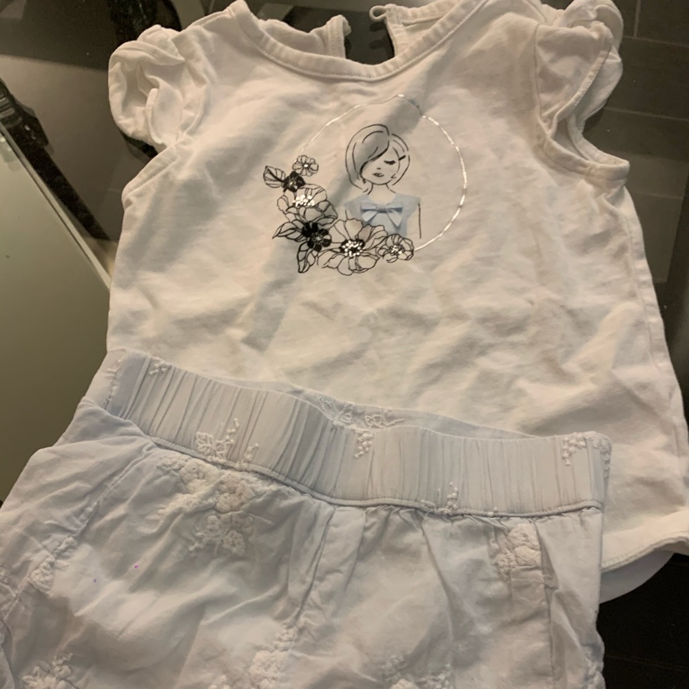 Janie and Jack Outfit with Matching Hat